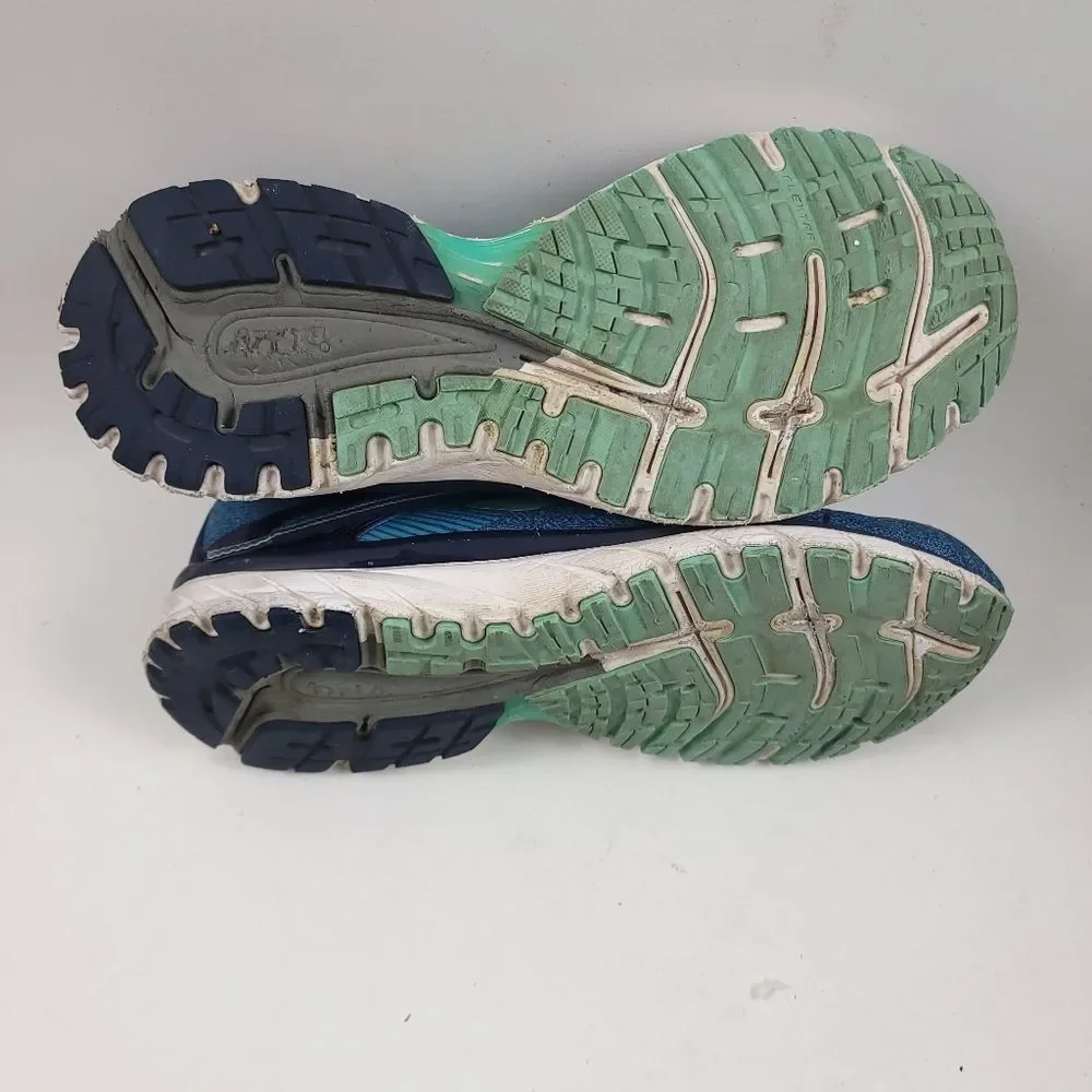 Brooks Adrenaline GTS 18 Blue Teal Mint Athletic Sneakers running Shoes Size 9.5 - Picture 7 of 8